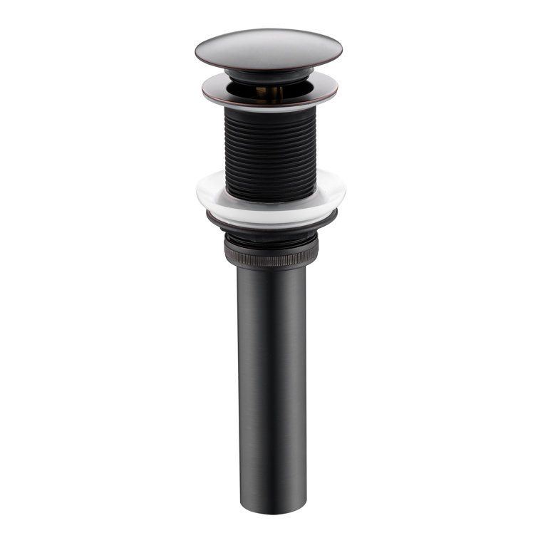 Luxier DS01-TO Pop-Up Bathroom Sink Drain Stopper with No Overflow