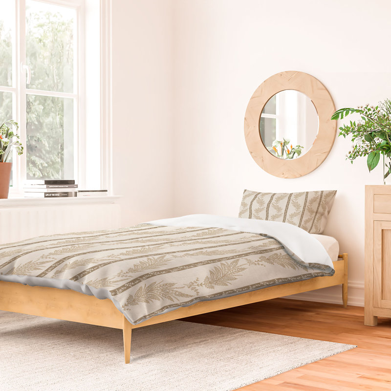 Ensemble de housse de couette Schatzi Brown Celine Emma, Housse de couette lit simple TG + 1 taie décorati