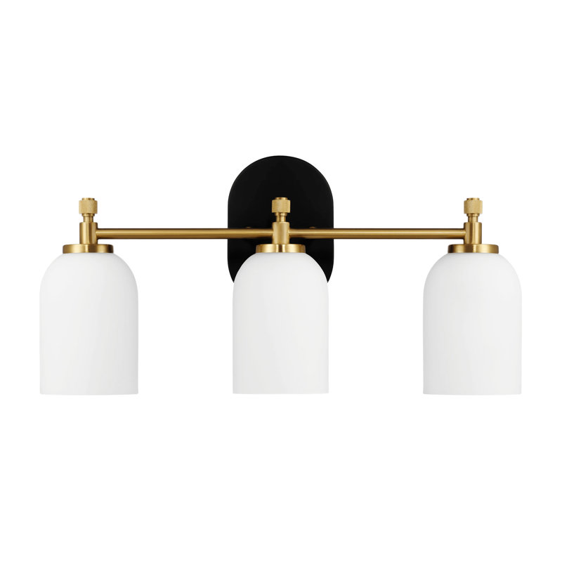 Applique murale pour salle de bain Meadows Three Lights