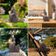 Statue de jardin en résine Harwick Squirrels
