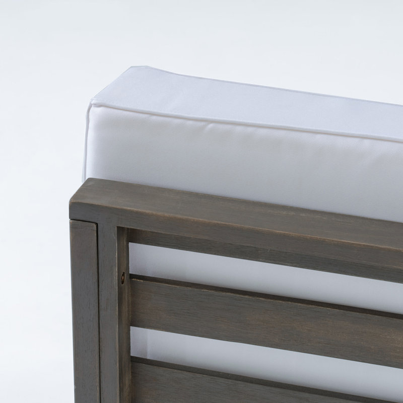 Ensemble de conversation modulaire avec coussins 6 pièces Chesterbrook, Blanc