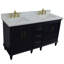 Ensemble de meuble-lavabo de salle de bain double 61" laurell hill-749835499-689426249-689426255