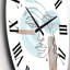 Minimal Compositions of Abstract faces VI - Horloge murale moderne-59914479