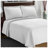 Superior Solitaire Waffled Matelassé Bedspread Set with Shams-2045350953-2045350944