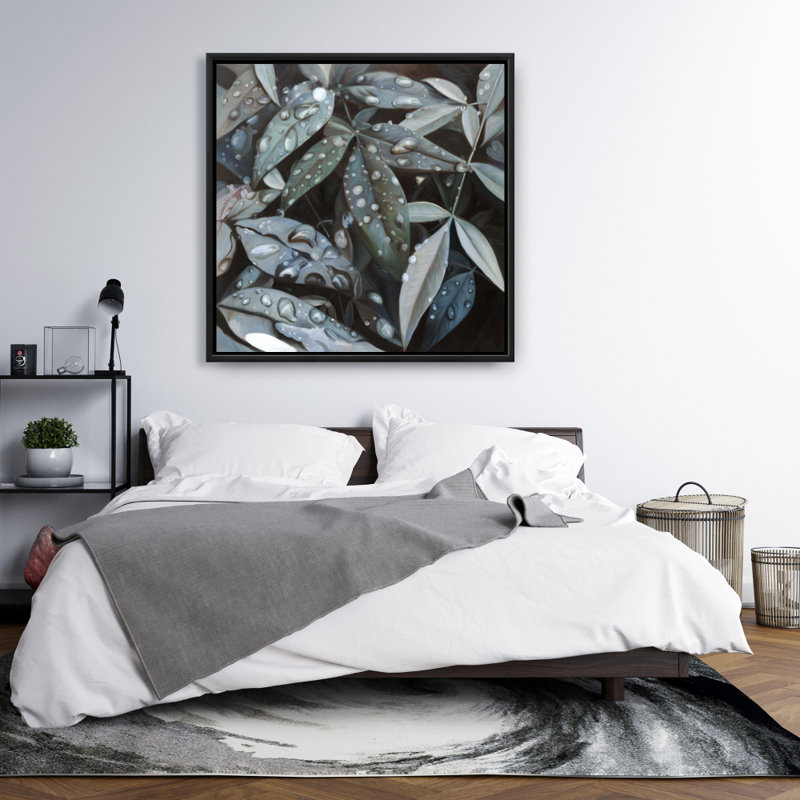 «Leaves After Rain» sur toile, H 36 po x l 36 po