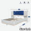 Lit plateforme tapissier avec tablettes-902076631-902076626