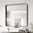 Black Aluminium Frame Bathroom Mirror-1822169424