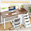 Bureau d'ordinateur avec 5 tiroirs (sans la chaise)