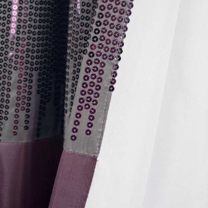 Night Sky Blackout Curtain Single Panel, Purple