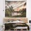 Tapisserie paysage coucher de soleil sur les eaux de Rydal-28488014