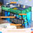 Twin Low Loft Bed With 7 Storage Drawers And Led Lights, Inclined Ladder And Under-bed Play Space-1981037756-1989752849