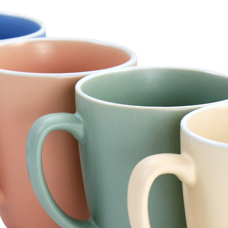 Ensemble de grandes tasses en grès 17,5 oz Spice By Tia Mowry