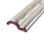 Antic Special 6" x 2" Glossy Ceramic Mudcap Tile Trim in Pergamon