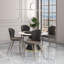 Ensemble de 4 chaises d'appoint rembourrées Leisuremod-105507309