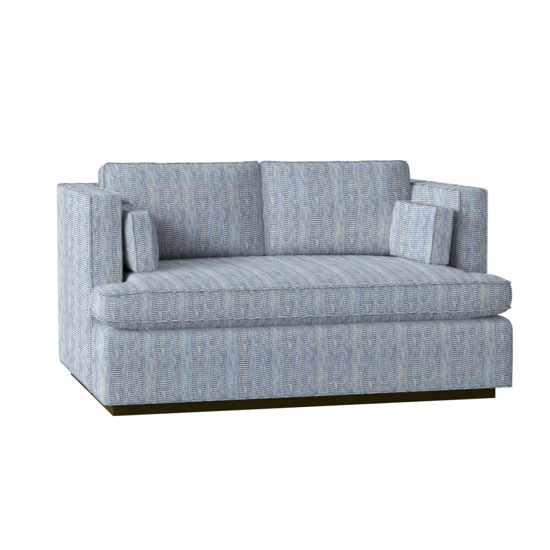 Central Park Upholstered 59'' Loveseat, Elizabeth Bone, Sable