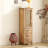 Brown Solid Wood Rectangular Console Table-1071952684