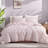 100% Washed Cotton Comforter Set Twin Size – Sage Green, Linen-Like Texture, Soft & Breathable Bedding Set, 3-Piece Durable Percale Comforter-123119593-123119597