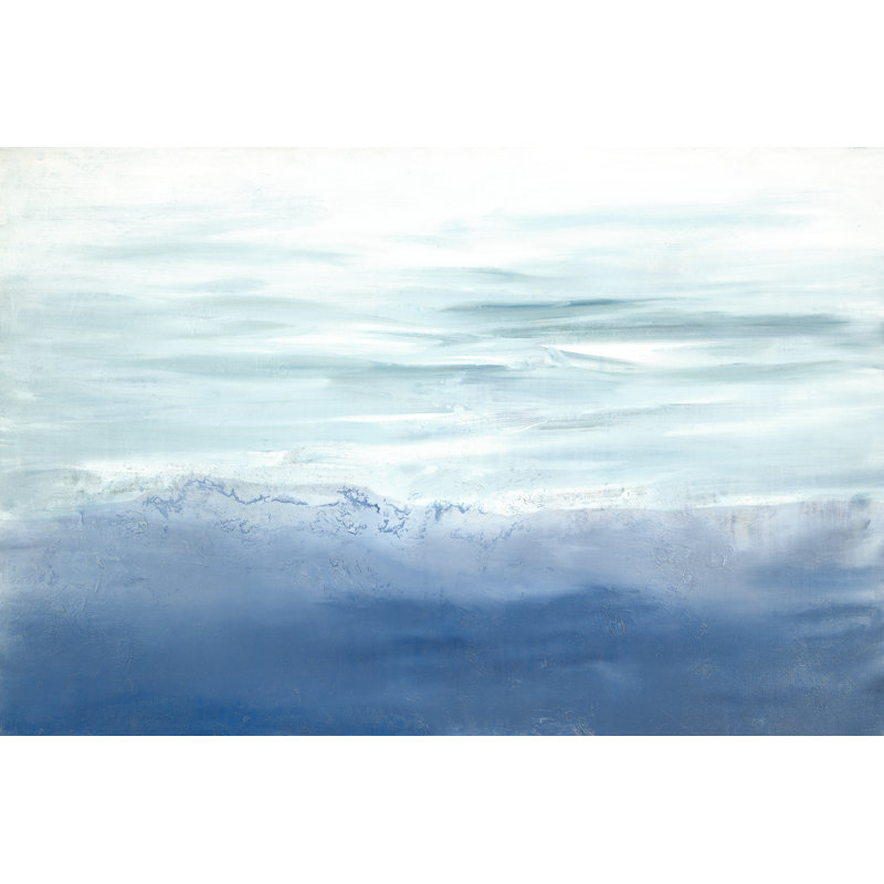 «Tide Song» par Teodora Guererra - Peinture, H 20 po x l 30 po, Papier