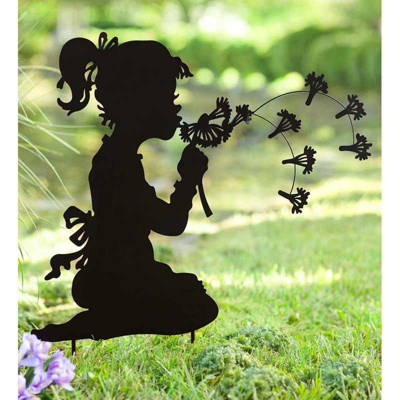 Weather Resistant Metal People Garden Stake