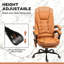 Fauteuil de bureau vibrant à haut dossier avec massage lombaire, repose-pieds et fonctions de relaxation du corps entier.-1283383926