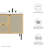 Modway Chaucer 48'' Double Bathroom Vanity with Wood Top-93811786-93811785
