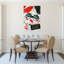 « patron lady », impression sur verre