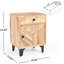 Table de chevet en bois massif