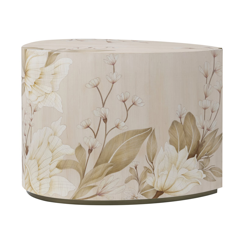 Bouquet End Table, Buttercream