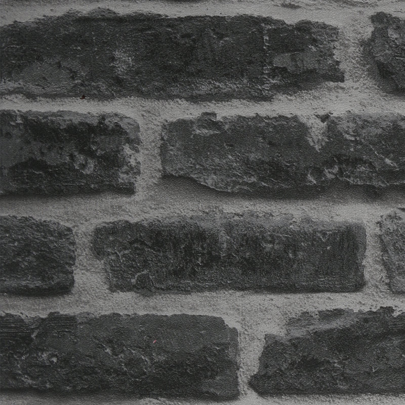 Transform Brick Vinyl Peel & Stick Wallpaper Double Roll, Gray