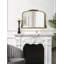 Arch Wall Mirror Antique Gold Accent Mirrors 90x65cm-35977652