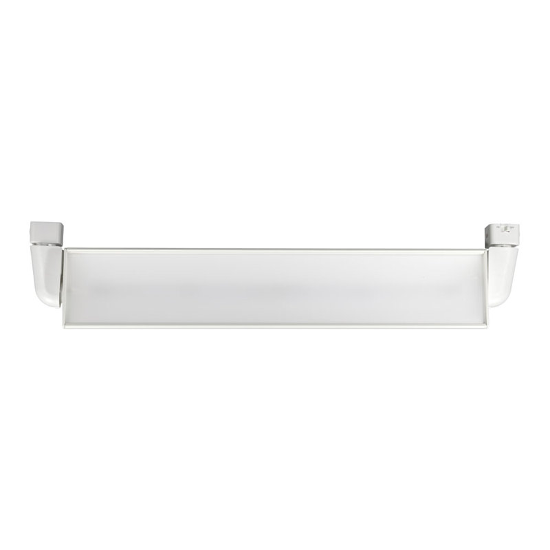 Adjustable Track Head, 5" H x 15" W x 4" D, White