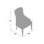 Chaise d'appoint rembourrée Aniv
