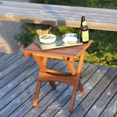 Kanye Square Folding Outdoor Side Table , 16'' in. W 16'' in. D