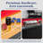 Hathaway Avenger 9 Ft Shuffleboard Table for Family Game Room – Poly-Coated Playfield, Built-In Scorer & Cabinet, Carpeted Gutters, 8 Pucks, Brush & Wax – Black Finish
