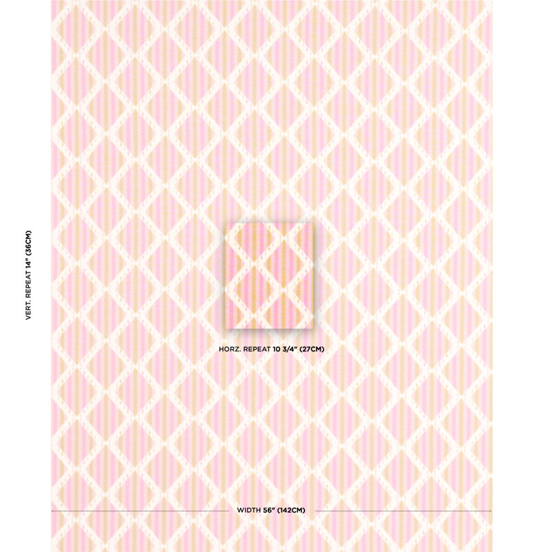 Tissu en similicuir Kai Performance, Rose
