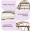 Chaise d'extérieur avec support Febe-1156774121