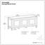 Coffre de rangement en bois massif avec dessus rabattable l 51 po Connaught-458839514