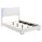 High Gloss Wood Full LED Panel Bed