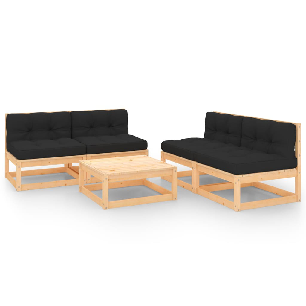 4-Sitzer Lounge-Set Howren mit Polster