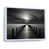 White Floater Framed
