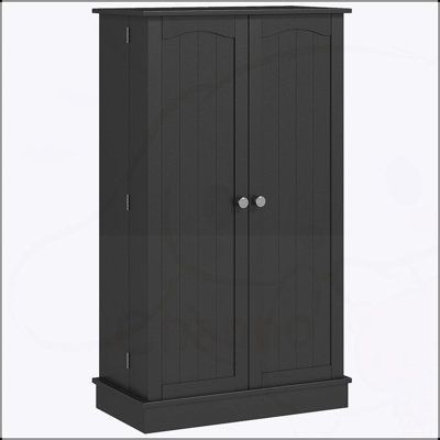 Freestanding Kitchen Pantry Storage Cabinet with 12 Door Shelves, Double Doors, and Adjustable Shelving for Enhanced Organization and Aesthetic Appeal