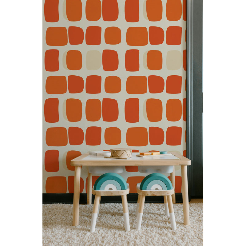 Papier peint moderne rétro Mid-Century pour espaces audacieux
