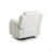 Elegant White Recliner With Padded Arms-102389877