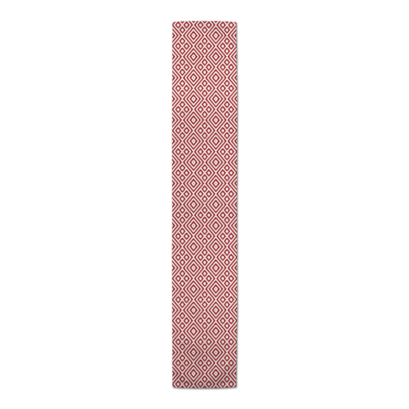 Chemin de table Brysa, P 16 po x L 72 po, Rouge