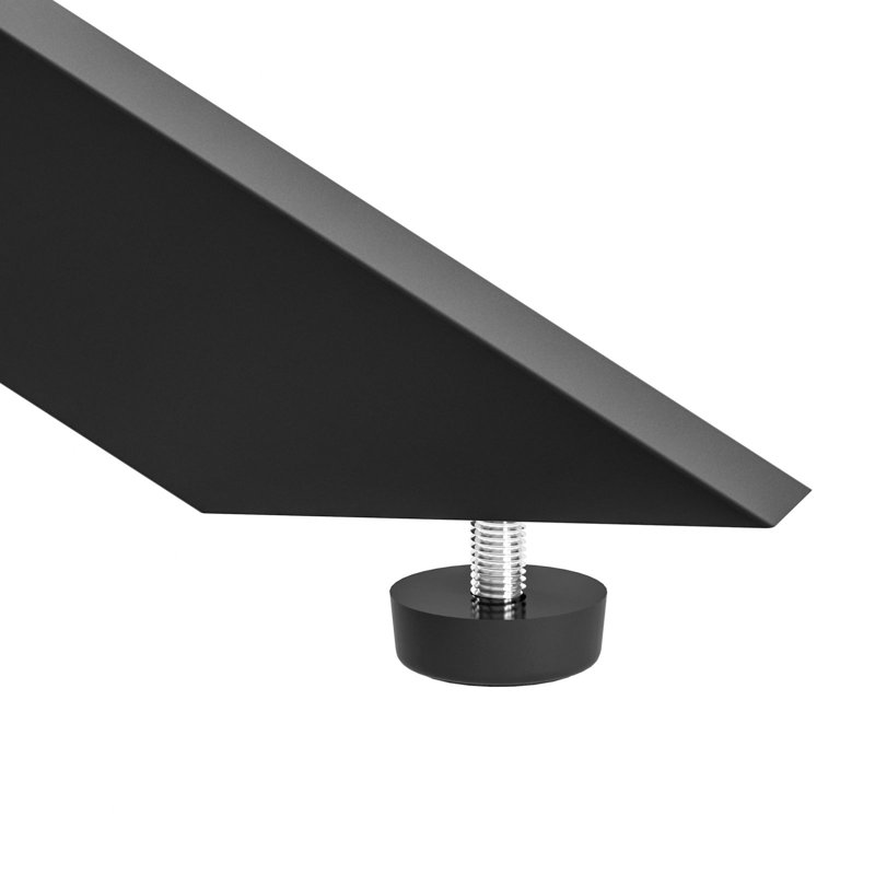 Table basse Shivaan, H 18,11 po x L 47,2 po x l 23,62 po, Noir