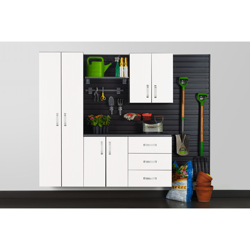 Deluxe 4 Piece Storage System, Black/White