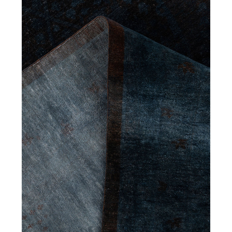 Overdyed One-of-a-Kind 12' 6" x 16' 0" Hand Knotted Area Rug