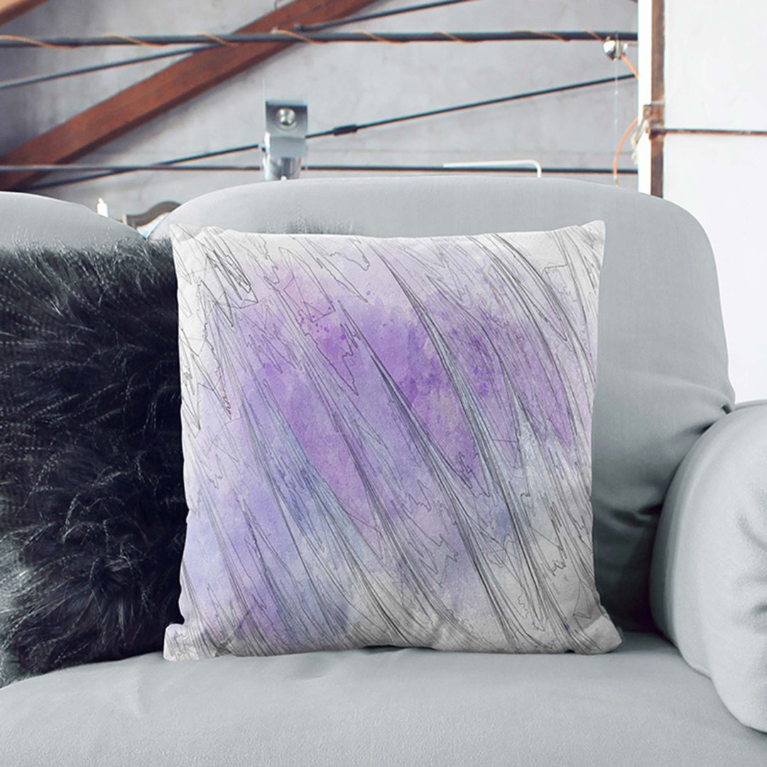 Do You Remember in Abstract Cushion with Filling