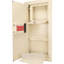 Coffre-fort de 0,82 pi³ beige - intérieur pratique avec compartiment verrouillable et trous de montage pré-percés à DEL pour installation facile