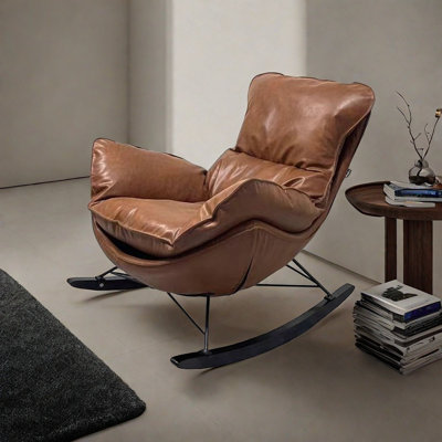 Chaise berçante simple de style italien